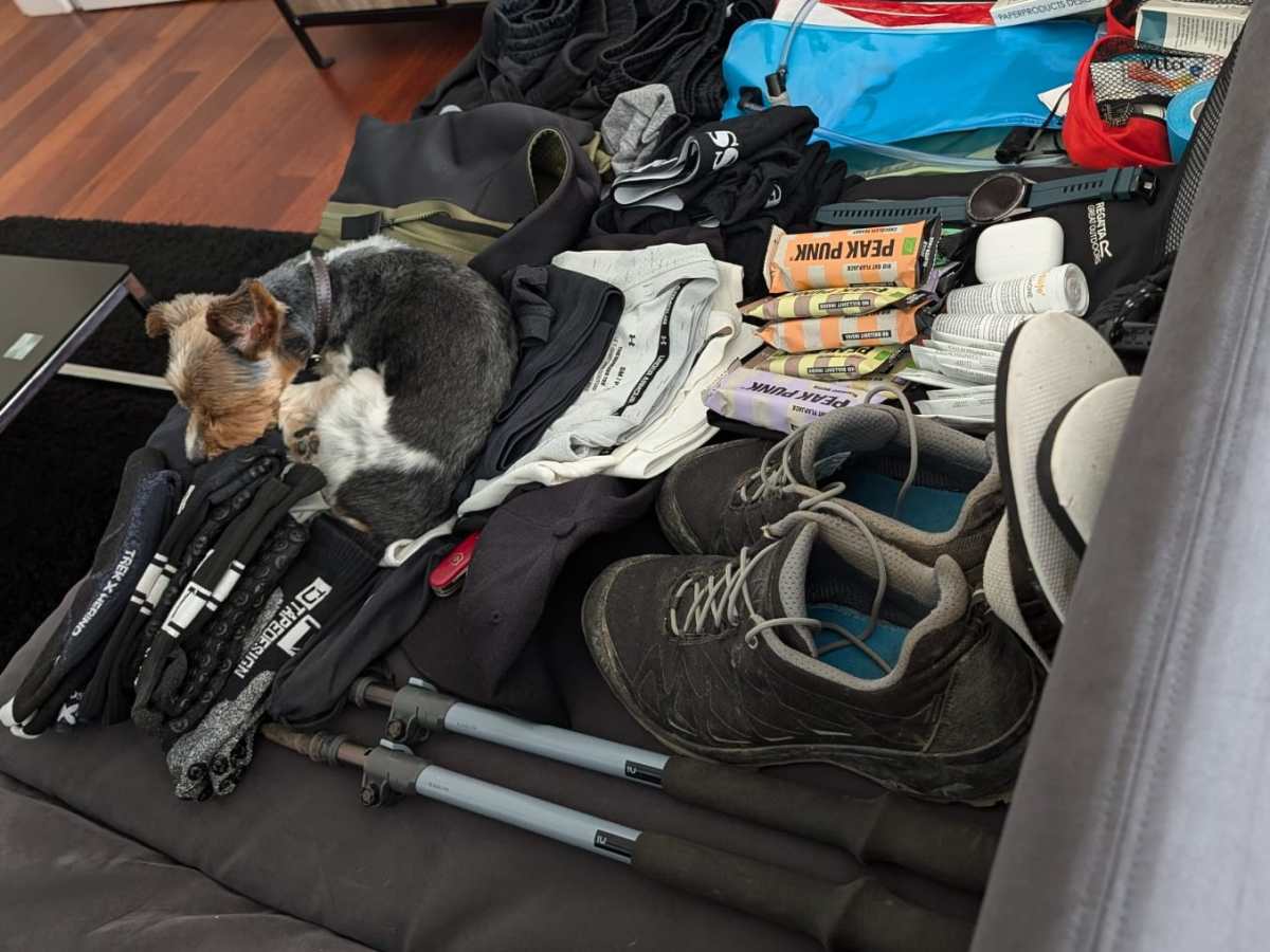 Vorbereitung: Rucksack packen