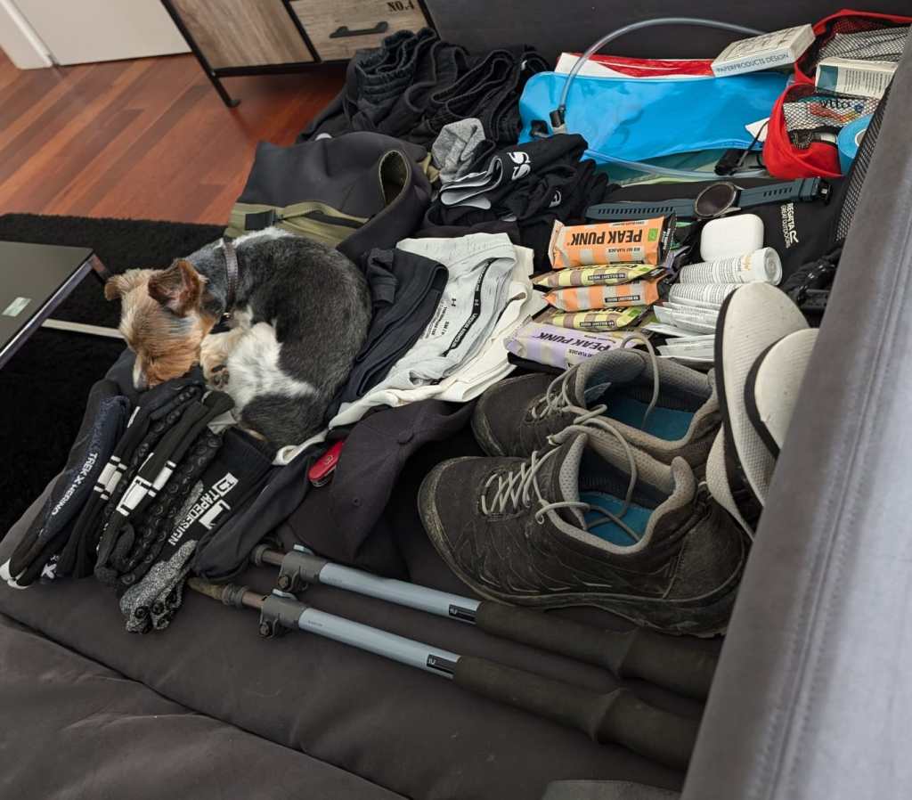 Vorbereitung: Rucksack packen